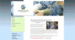 Desktop Screenshot of customsurgicalconsultants.com